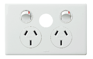 Excel e-ded 10a 2g extra-funct gpo white LEGED777XWE