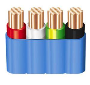 Cable a/c 1.5mm 3c+ecc flat light blue ELEAC7504-BLU-100