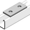 Bracket plate rectangle 2 hole hdg EZYE1065H