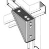 Bracket angle 90d 6 hole braced hdg EZYE2484H