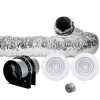 Exhaust fan kit 1 to 1 room heat trans FANFTPHTK1-1