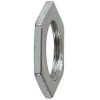 Hex locknut nickle plated brass 20mm FLEB-M20