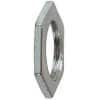 Hex locknut nickle plated brass 25mm FLEB-M25
