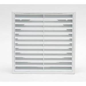 200mm pfl external grille (fixed louvre) FANPFL200