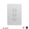 Switch vertical 3 gang 10ax/16a 250v GSMFLSWV3G