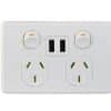 Dual usb charger p/point 5v 1.7aa/3.4a GSMPUPP2USB2G