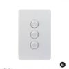 Switch vertical 3 gang 10ax/16a 250v GSMPUSWV3G