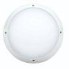 Round white sirroco 12w bulkhead PIECBH49287WH