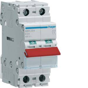 2p 63a switch red toggle 35sq terminal HAGSBR264