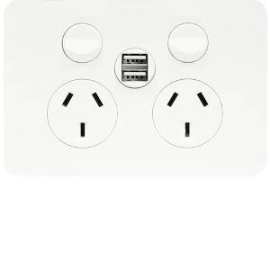Allure dgpo cw 2 x 2.1a usb HAGWBHP2USB