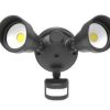 Security light 2head led 30w + sensor bk HANPROXIMATRI30S
