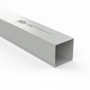 Pvc sld wall duct&lid w100xh100x4m gy HPPD100100GY