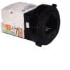 Cat6 data mech matt black HAGWBMCAT6-MB