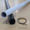 White 900mm dropper rod suit magnetic. i ILAFDM9011