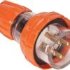 Plug straight 4 pin 20a 500vac elec/org NHPISOPS420P