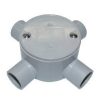 Junction box shallow 25mm 4 way 10 box CABJB4-25