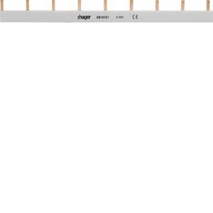 Busbar insulated (6)prong 1ph 12-mod HAGKB181A1