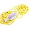 Extension lead 10mtr 10a h/duty yellow KIMELHD10Y