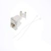 Cat5e jack 8p8c white (10pk) KIMJ5E/10
