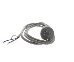 Plug & cord 10a 3p 1.7m grey KIMPC3P10G1.7M
