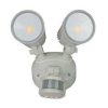 20w led dbl spot wall light wh w/sensor LEDRCH20CCT3P-01