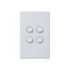 Excel e-ded 16a 4g switch vert ip66 wht LEGED770/4IPWE