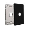 D/pdedicated 1g grid&coverplate black LEGED770/1GPLBL