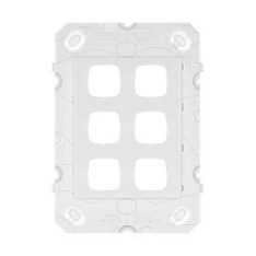 Arteor 6 gang grid only c/wout mech wht LEGAR770/6GOWE