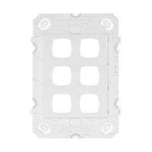 Arteor 6 gang grid only c/wout mech wht LEGAR770/6GOWE