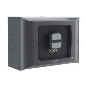 Aqua life 1g switch 16a ip66 s/mt c/grey LEGWL770/1CG