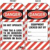 Danger tag equipment locked out 5pk MMS-001