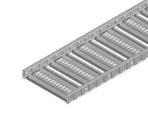 Ladder tray lt3 450mm 3mtr galvanised BURLT3450G