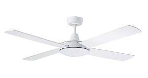 Ceiling fan lifestyle 1300mm 4b wt+light MARDLS1343W