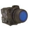 Illum p/button flush blue 24v acdc 1n/o NHPD7PLF6PN3WX10