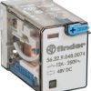 Mini power relay 2c/o 8pin 12a 12vdc NHP5632007412VDC