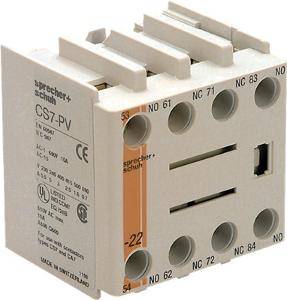 Auxiliary contact 3 n/o 1 n/c top mount NHPCS7PV31