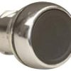 Pushbutton oper flush metal blk 22.5mm NHPD7MF2