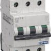 Mcb din-t6 6ka 3p 2a c curve din NHPDTCB6302C