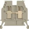 Terminal through 6mm grey NHPV7W6