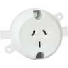 Plug base 10a 3 pin 240v OMEPB1