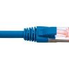 Cat6a shielded blue patch lead 0.5m CABPLC6ABL0.5
