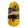 Extension lead 10a h/duty yellow 20m POWYEL20