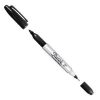 Sharpie twin tip marker fine/ultra black REPSB-S32001