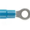 Ring terminal blue 4mm stud dbl grp CABRT2-4DG