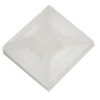 Cable tie mount adhesive 19x19 nat 100pk CABSAM19NT