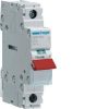 Main switch isolator 40a 1p red toggle HAGSBR140