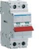 Main switch isolator 40a 2p red toggle HAGSBR240