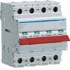 Main switch isolator 100a 4p red toggle HAGSBR490