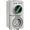 Easy 56 switched socket 3 pin 32a 250v SCHEY56C332