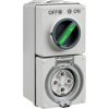 Easy 56 switched socket 4 pin 32a 500v SCHEY56C432